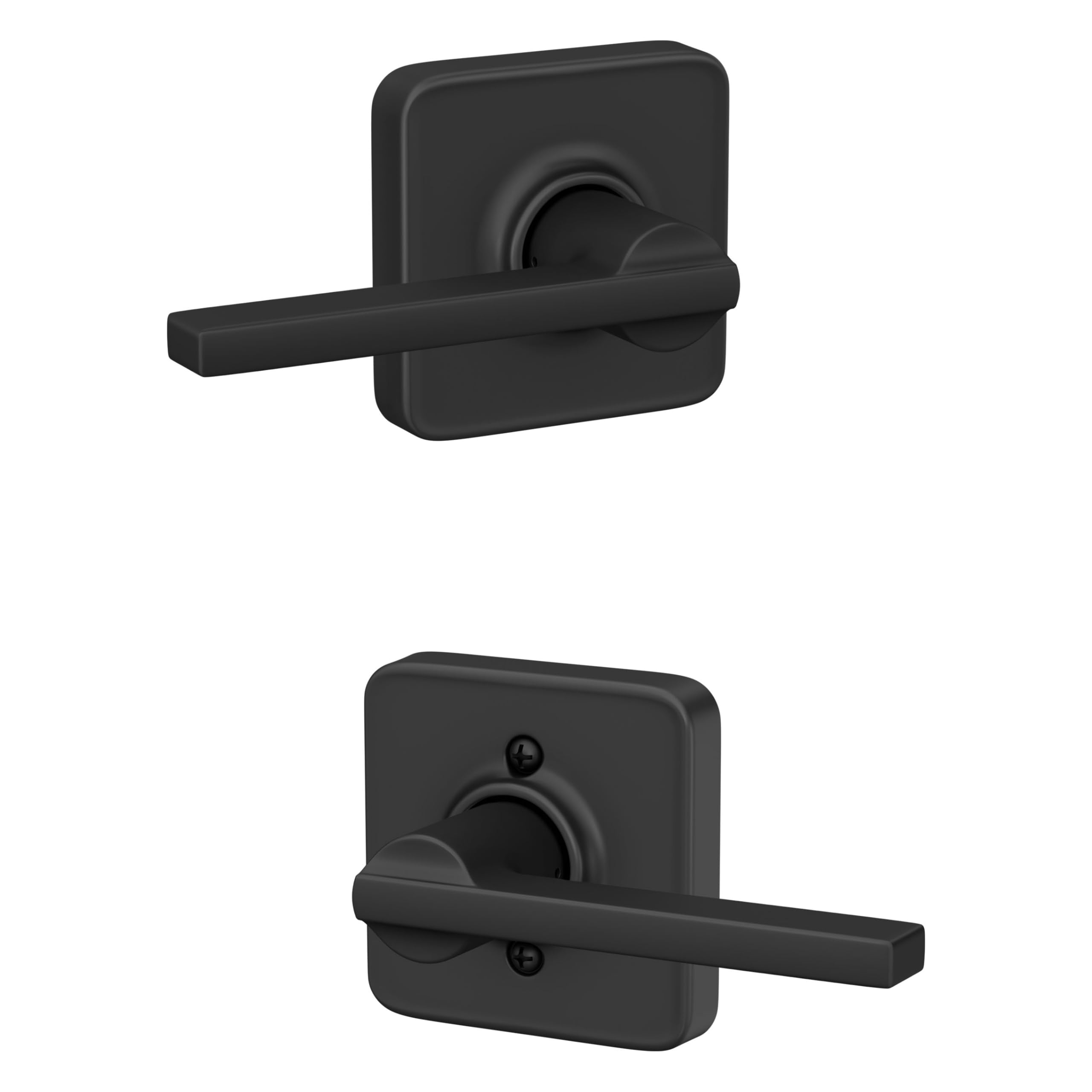 Schlage F10 LAT 622 LFL Latitude Door Lever with Laflin Trim, Hall